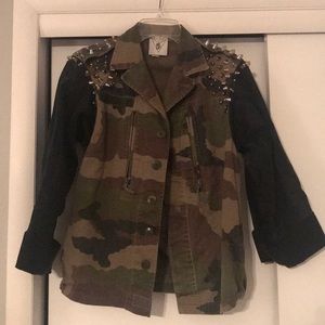 LF studded camo jacket